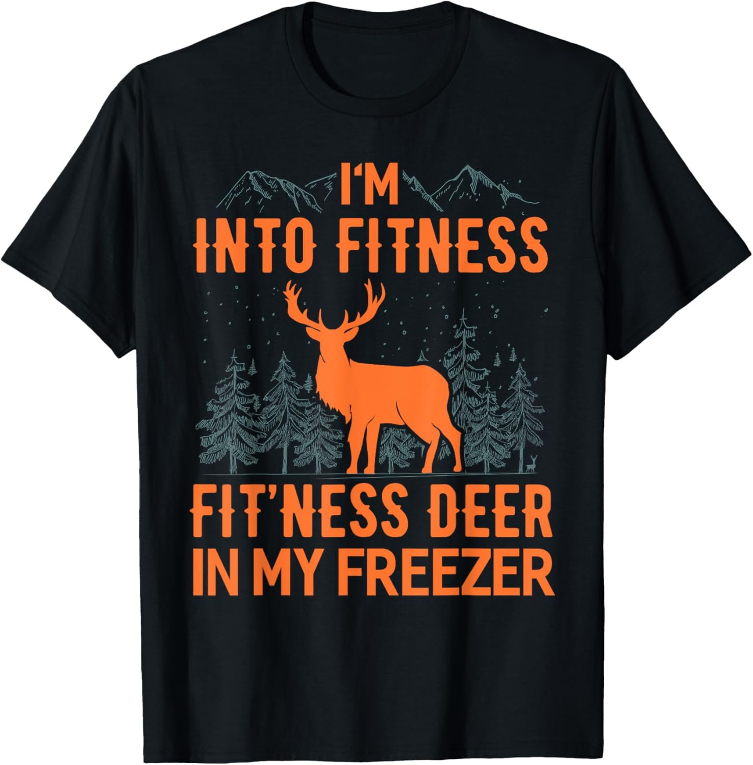 Fitness Deer Shirt: Hunting T-Shirt for Deer Enthusiasts - Image 2